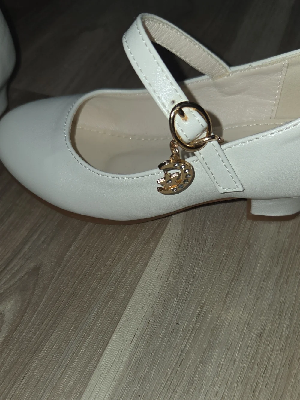 Toddler Girls White Formal Sandals